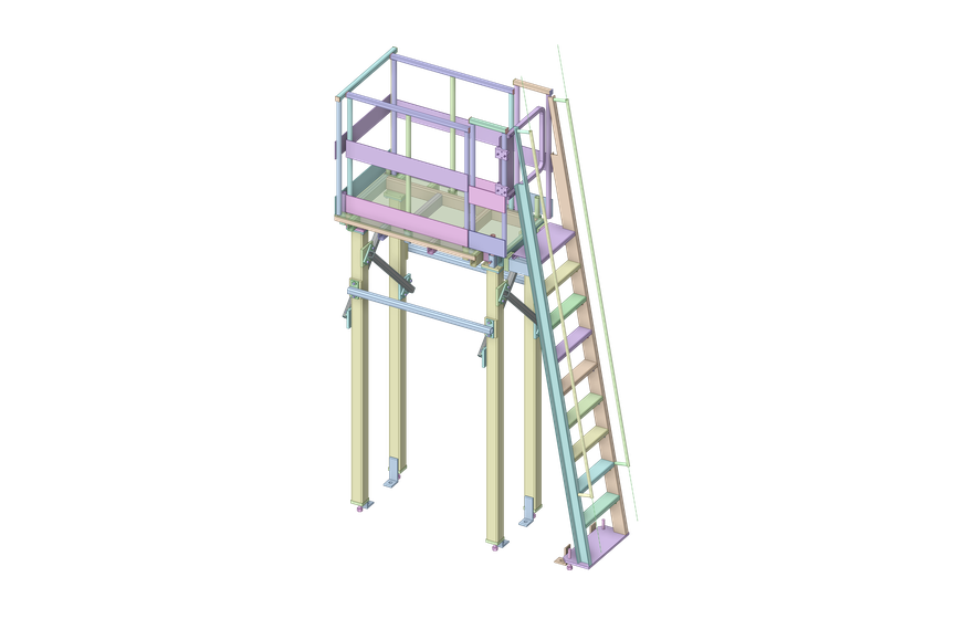 Elevated maintenance platform engineering model preview